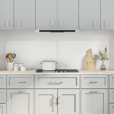 vidaXL - Keukenachterwand - 2 - st - Doorzichtig - 90 - x - 50 - cm - gehard - glas