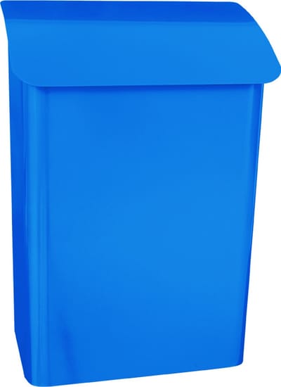 V-Part - Wandbrievenbus Lugon - Galvanized Steel Powder Coated - blauw - Brievenbus
