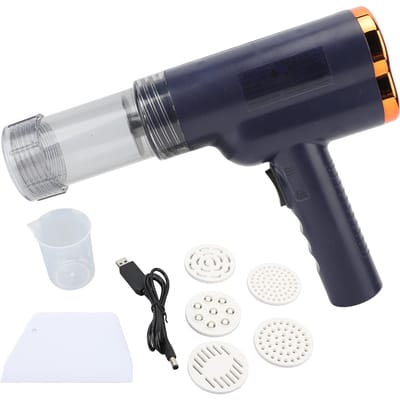 Elektrische Automatische Pastamachine Arbeidsbesparend 304 Roestvrij Staal Handheld Pasta Noodle Maken L blauw