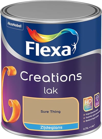 Flexa - Creations Lak Zijdeglans - Sure Thing - Mengverf - 750 Ml