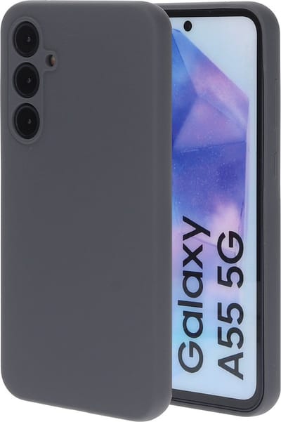 Mobiparts hoesje geschikt voor de Samsung Galaxy A55 - Siliconen - Grijs
