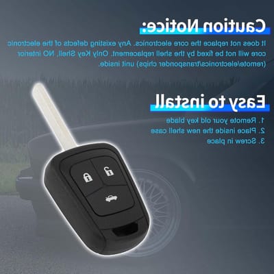 3 Knoppen Sleutelhoes voor Opel Vauxhall Astra J 2009-2017 - Vervangende Keyless Entry Fob, Slijtvaste Bescherming en Perfecte Pasvorm
