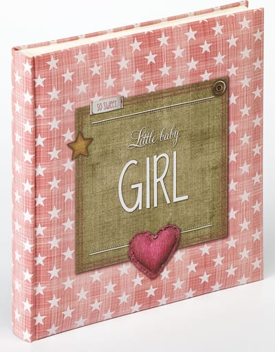 Walther Design UK-100-R Little Baby - Babyalbum - 28 x 31 - Roze - 50 pagina's