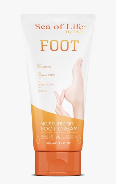 DSD - 2 Stuks Dead Sea Minerals Foot Cream Pro (Dode Zeezout Mineralen Voetcrème Pro)