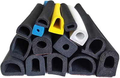 EPDM Afdichtingsstrips - Schuimrubber strips - Isoleren en Dichten - Zelfklevend - 10 mm x 10 mm - Zwart