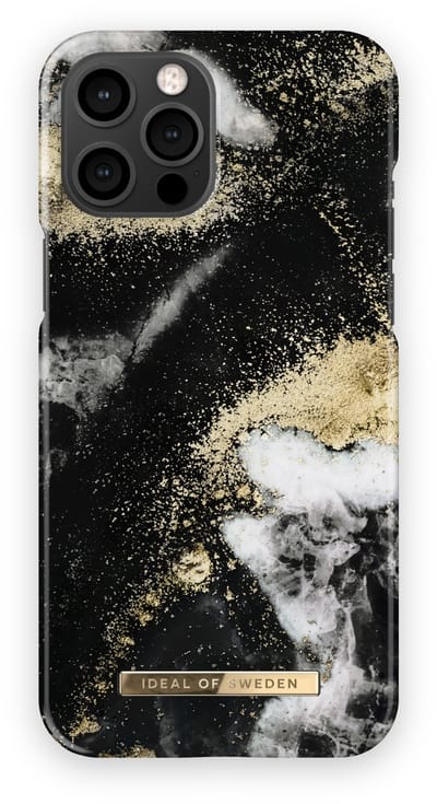 iDeal of Sweden - Apple Iphone 12 Pro Fashion Case 150 - Black Galaxy Marble