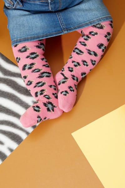 Bonnie Doon - Baby's - Maillots - Leopard Tights - Roze/Ancient Pink - Maat 56-62