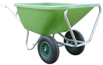 Fort Fort F&S 200/2 stalkruiwagen 200 liter met 2 luchtbanden en 300 kg draagvermogen