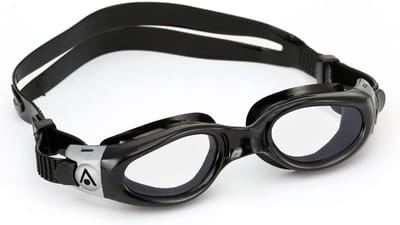 Zwembril Compact - Zwemmasker - Waterfitness Training - 180 Graden Zichtveld - One Size - Wit