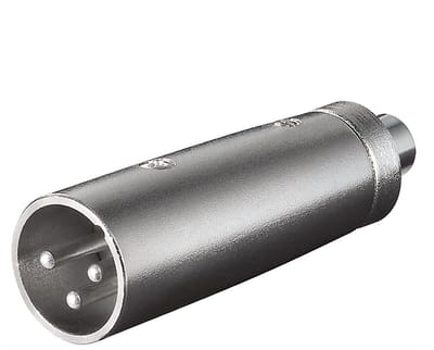 Goobay Adapter XLR mannelijk - Tulp mono vrouwelijk