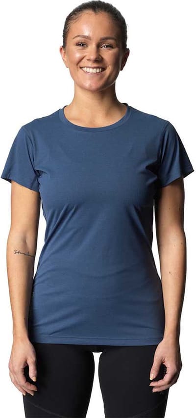 Houdini Pace Air T-shirt Met Korte Mouwen Blauw S Vrouw