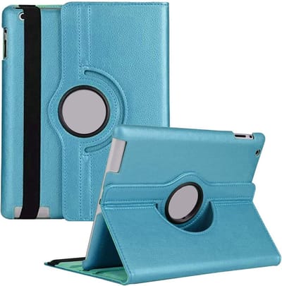 Hoesje geschikt voor iPad 4/3/2 A1458, A1459, A1460 9.7 inch Draaibaar 360 Graden Schokbestendig Stevig Kunstleer