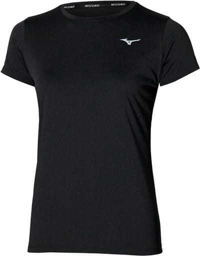 Mizuno Impulse Core T-shirt Met Korte Mouwen Zwart XS Vrouw