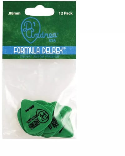 D'Andrea - Delrex - Plectrum - 0.88 mm - 12-pack