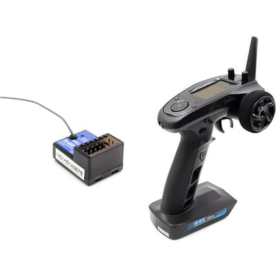 FlySky FS-GT5 2.4G 6CH AFHDS RC Zender met FS-BS6 Ontvanger voor RC Auto Boot zwart