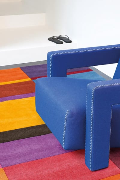 LIGNE PURE Patch – Vloerkleed – Tapijt – handgetuft – wol – modern – Multi - 140x200