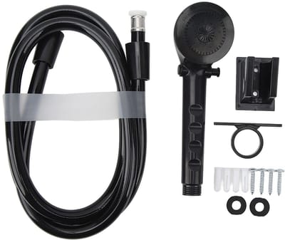 Dailygoods- Handdouchekop Waterbesparend - Doucheset 1,5m Slang - Douchekop met 3 Posities - Geschikt voor Caravan/Boot - ABS Materiaal