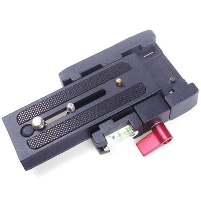Allecto - P200 Quick Release Clamp Basisplaat - Statief Schroefbevestiging - Aluminium - Geschikt voor DSLR-camera's - Veiligheidsspeld - Waterpas