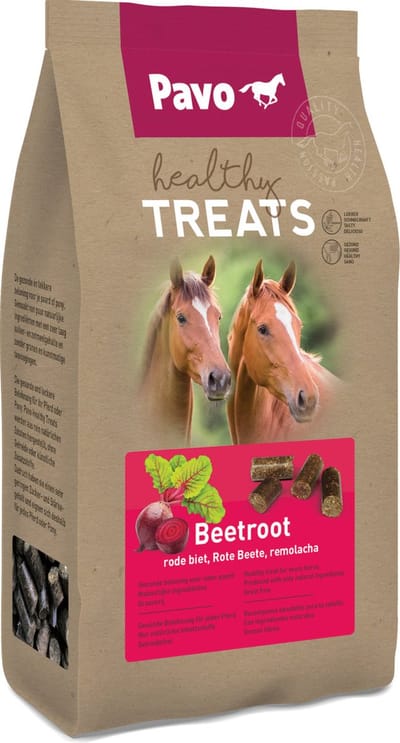 Pavo Healty Treats 1 kg - Paardensnack - Rode Biet