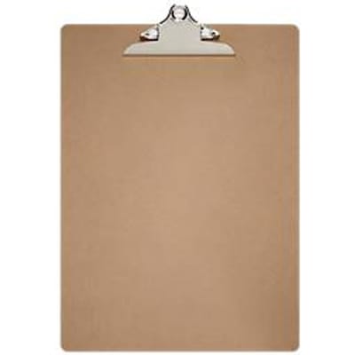Schrijftablet MAULclassic, A3 liggend formaat, nostalgische klem, hardhout, bruin