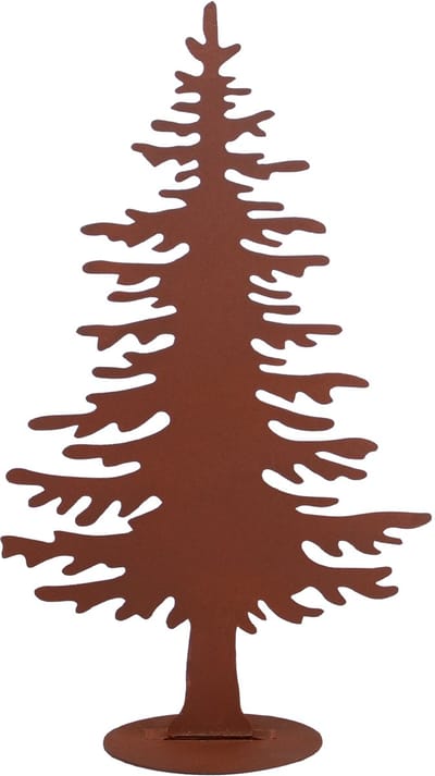 UNUS® Decoratieve standaard kerstboom van metaal roestlook