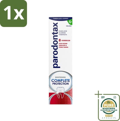 1 x Parodontax - Tandpasta - Complete Protection - Extra Fresh - 75 ml- Gezond Tandvlees - Bloedend Tandvlees - Tandpasta - Tandplak - Frisse Adem