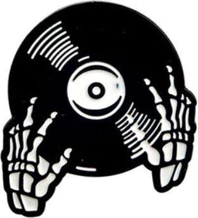 Kledingspeld - Pin - Broche - Enamel pins - Skelet LP 1 stuks