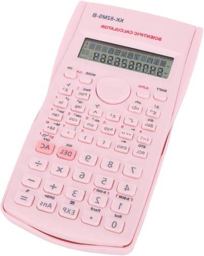 Wetenschappelijke Rekenmachine - Rekenmachine Studie - Wiskunde Oefenen - Dubbele Regel Display - 17 x 9 x 2 cm - Zwart