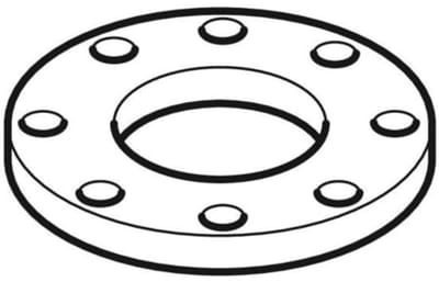 Geberit PE losse flens, DN 125, 368.745.00.1