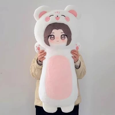 Schattig Hemels Officiële Zegen Pluche Kussen 80cm San Lang Xie Lian Knuffelpop Verjaardag Kerstcadeau Speelgoed Woondecoratie Kussen
