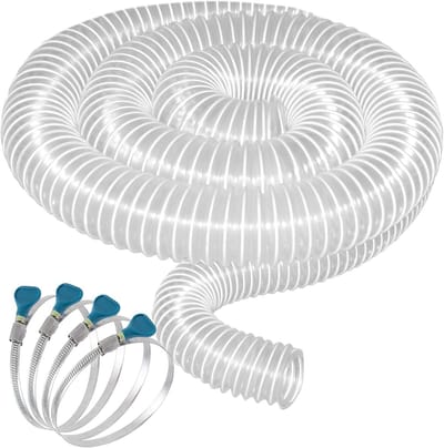 PVC-stofopvangslang 2-1/2" x 10' - Flexibel en Lekbestendig