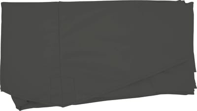 Vervangingshoes voor zweefparasol Deluxe MCW-D14, parasolhoes rond Ø 3m ~ antraciet zonder klep
