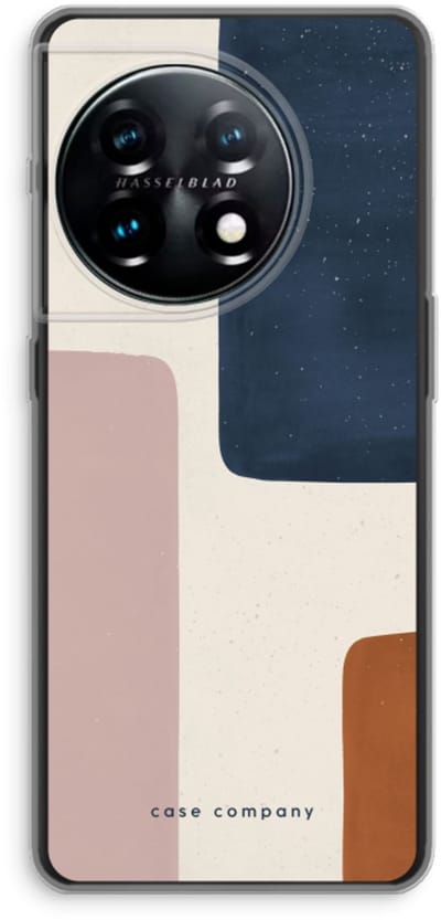 Case Company® - Hoesje geschikt voor OnePlus 11 hoesje - Geo #5 - Soft Cover Telefoonhoesje - Bescherming aan alle Kanten en Schermrand