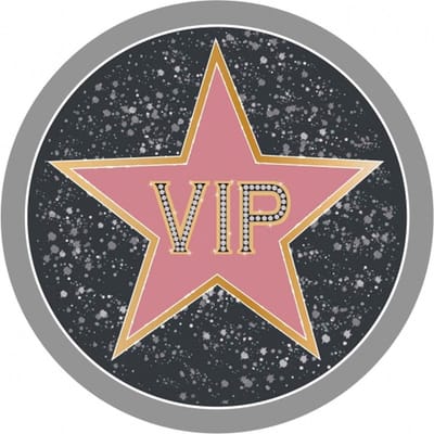VIP/Hollywood thema print bierviltjes/onderzetters - 25x stuks - Feestartikelen en versieringen