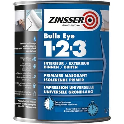 Zinsser Bulls Eye - 123 Primer - 1 liter