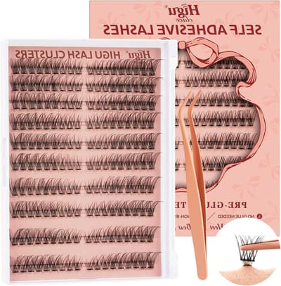 Nep Wimperset - Natuurlijke Wimperextensions - Make-up Aanbrengen - Zelfklevend - 180 Stuks - Zwart