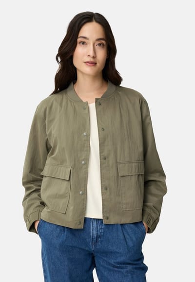 camel active Indoor jacket met bomberkraag - Maat - Donker Groenwomenswear-34