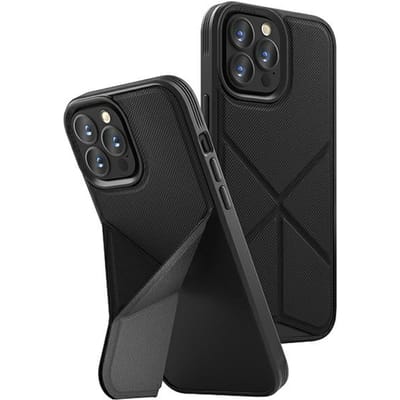 UNIQ Transforma Back Cover hoesje met MagSafe voor Apple iPhone 13 Pro - Zwart