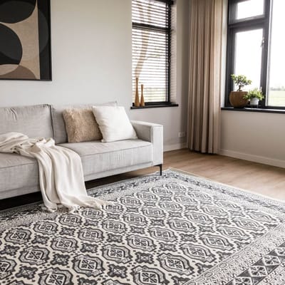 Vintage vloerkleed Marad Grijs/Antraciet Interieur05 - 235 x 320 cm (XL)