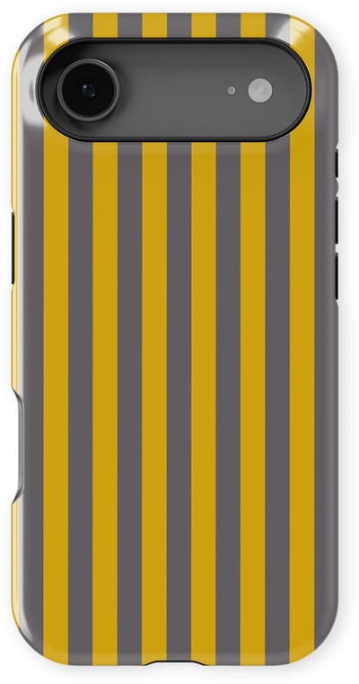 DripCase Gestreept Hoesje geschikt voor iPhone 17 Air | Backcover met Mag | Stripes Motief | Trendy Case geschikt voor iPhone 17 Air met Strepen Gravel Lane