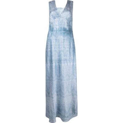 AllSaints Karlina Estrella Dre Dusty Blue Size: 34 | Midi Dresses Outlet | Dames | Blauw