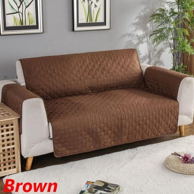 Nieuwste Bankhoes Fauteuil Mat Beschermer voor Banken Hond Huisdier Kinderen Wasbaar Verwijderbaar Slipcovers 1/2/3 Zits 130*196cm koffie