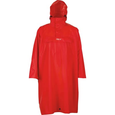 Pro-X Elements - Wandelponcho voor volwassenen - Arosa - Rood - maat XS/S