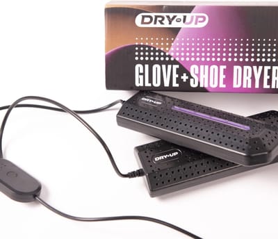 DryMup Handschoen- en Schoenendroger – Voor Bokshandschoenen & Voetbalschoenen – Geurbestrijding & Bacteriënverwijdering – Zwart