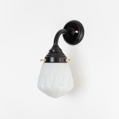 Buitenlamp - Wandlamp Rocket Curve Zwart - Art Deco Trade
