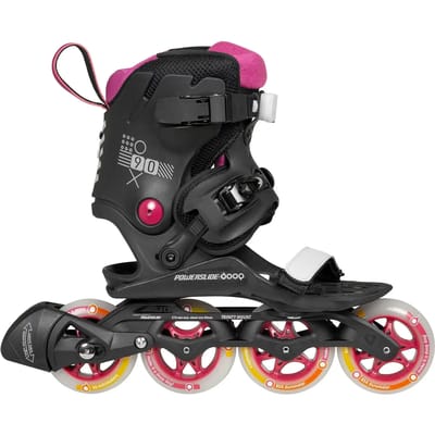 POWERSLIDE Doop Purple Dusk 90 Verstelbare Inline Skates - Aluminium Chassis - Maat 43-49 (Verpakking licht beschadigd)