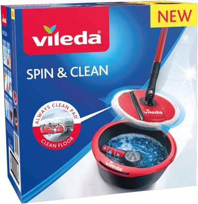 emmer, vloerwisser , poetsemmer \ Dweilmop set - cleaning bucket with mop head