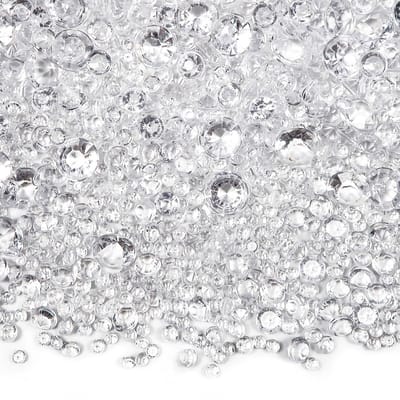 Dailygoods- Acryl Kristallen 1300 Stuks - Decoratie Tafel - Bruiloft - Feest - Strass Steentjes - Transparant - Hars