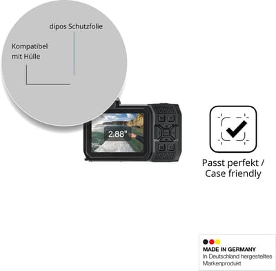 dipos – 4x Matte Beschermfolie geschikt voor Yixinxin UP018OR | Krasbestendige & antireflecterende Screenprotector Ultra-Thin