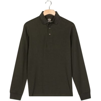 Giordano Polo Landro Uni Color Supima Liquid Cotton Donker Groen / male